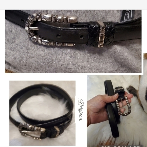 Brighton ‎ black leather belt - Picture 1 of 8